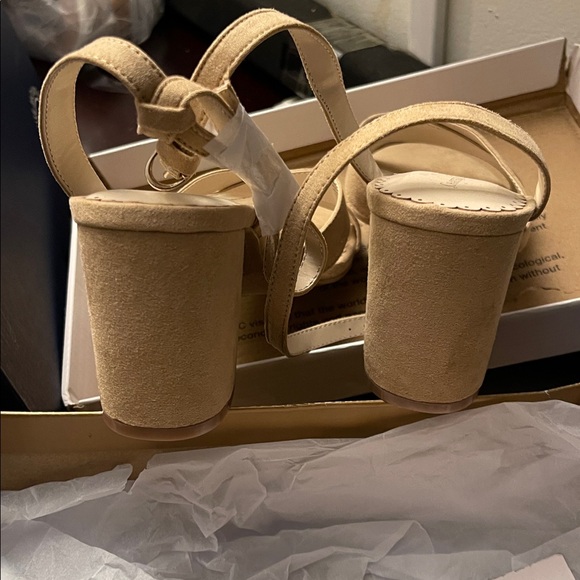 Charter Club Beige Strappy Sandals - Picture 5 of 5